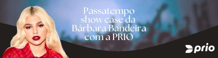 Imagem PRIO oferece showcase privado com Bárbara Bandeira