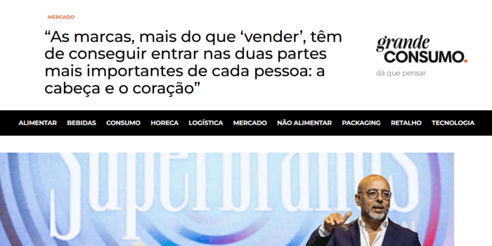 Imagem Pedro Diogo Vaz em  entrevista à Grande Consumo: o presente e o futuro da Superbrands em Portugal